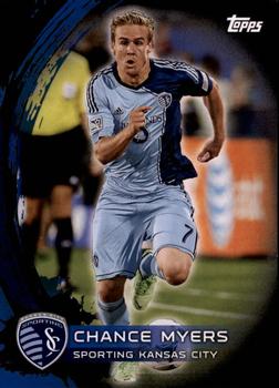 2014 Topps MLS - Black #91 Chance Myers Front