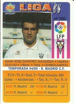1995-96 Mundicromo Sport Las Fichas de La Liga #300 Maqueda Back