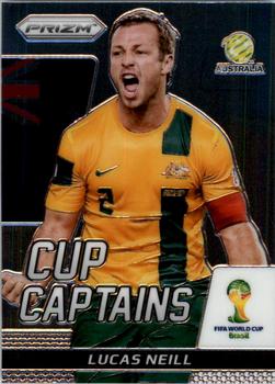 2014 Panini Prizm FIFA World Cup Brazil - Cup Captains #19 Lucas Neill Front