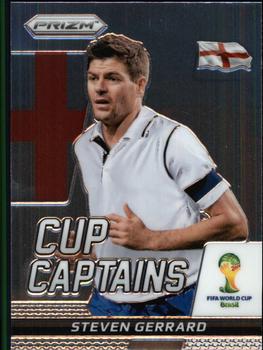 2014 Panini Prizm FIFA World Cup Brazil - Cup Captains #27 Steven Gerrard Front