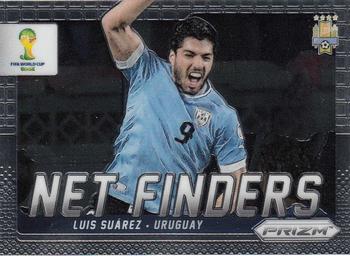 2014 Panini Prizm FIFA World Cup Brazil - Net Finders #24 Luis Suarez Front