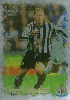 1999 Futera Newcastle United Fans' Selection - Foil #19 David Batty Front