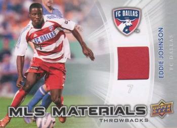 2012 Upper Deck MLS - MLS Materials Throwbacks #TB-EJ Eddie Johnson Front