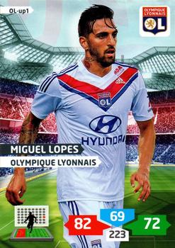 2013-14 Panini Adrenalyn XL Ligue 1 - Update Set #OL-up1 Miguel Lopes Front