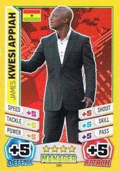 2014 Topps Match Attax England World Cup #288 James Kwesi Appiah Front