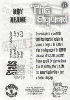 1999 Futera Manchester United Fans' Selection #25 Roy Keane Back
