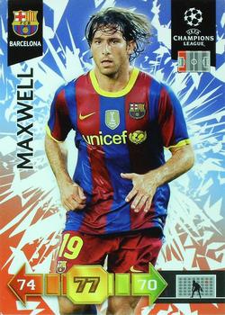 2010-11 Panini Adrenalyn XL UEFA Champions League Update Edition #NNO Maxwell Front