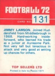 1971-72 Panini Football 72 #131 James Lawson Back
