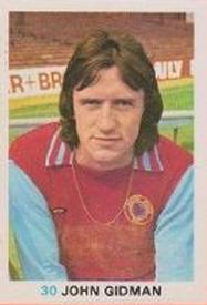1977-78 FKS Publishers Soccer Stars #30 John Gidman Front