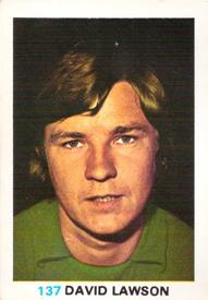 1977-78 FKS Publishers Soccer Stars #137 David Lawson Front