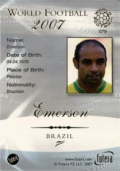 2007 Futera World Football Foil #79 Emerson Back
