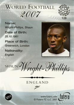 2007 Futera World Football Foil #128 Shaun Wright-Phillips Back