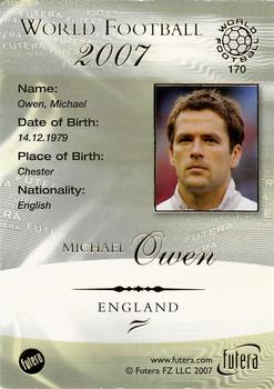 2007 Futera World Football Foil #170 Michael Owen Back