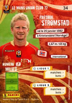 2009 Panini Foot Cards #34 Fredrik Strømstad Back