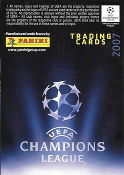 2007 Panini UEFA Champions League #152 Claudio Pizarro Back