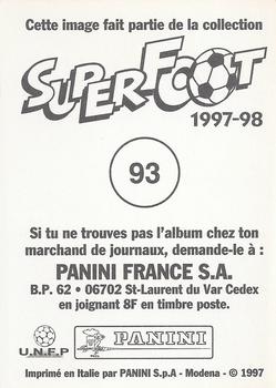 1997-98 Panini SuperFoot Stickers #93. Rai Back