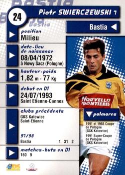 1998-99 DS France #24 Piotr Swierczewski Back