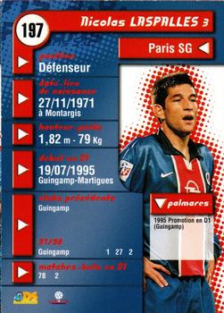 1998-99 DS France #197 Nicolas Laspalles Back