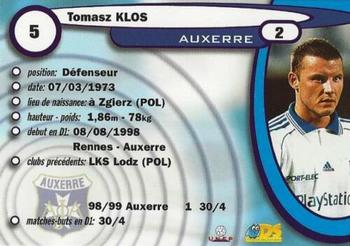 1999-00 DS France Foot #5 Tomasz Klos Back