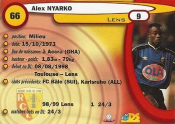 1999-00 DS France Foot #66 Alex Nyarko Back