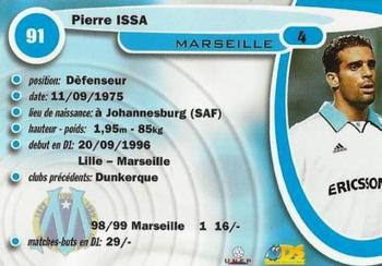 1999-00 DS France Foot #91 Pierre Issa Back