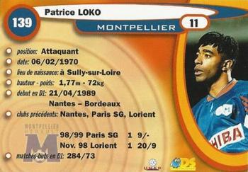 1999-00 DS France Foot #139 Patrice Loko Back