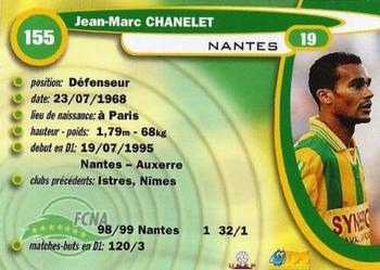 1999-00 DS France Foot #155 Jean-Marc Chanelet Back