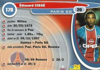 1999-00 DS France Foot #178 Edouard Cisse Back