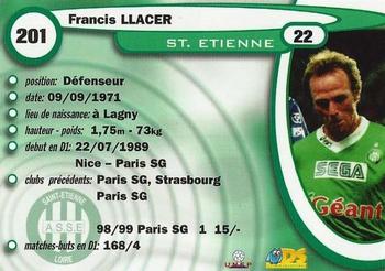 1999-00 DS France Foot #201 Francis Llacer Back
