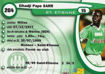 1999-00 DS France Foot #204 Pape Sarr Back