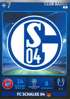 2014-15 Panini Adrenalyn XL UEFA Champions League #25 FC Schalke 04 Front