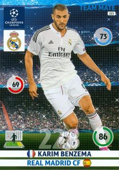 2014-15 Panini Adrenalyn XL UEFA Champions League #213 Karim Benzema Front
