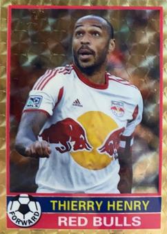 2014 Topps Chrome MLS - '76-77 Footballer Mini SuperFractors #7677-TH Thierry Henry Front