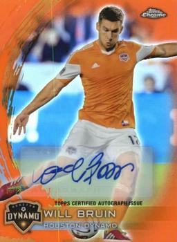 2014 Topps Chrome MLS - Autographs Orange Refractors #9 Will Bruin Front