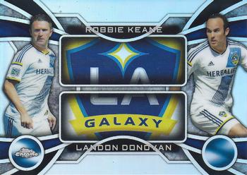 2014 Topps Chrome MLS - One Two #OT-KD Robbie Keane / Landon Donovan Front
