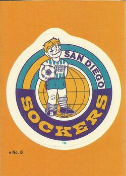 1979 Topps NASL #8 San Diego Sockers Logo Front
