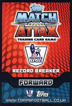 2014-15 Topps Match Attax Premier League #422 Andrew Cole Back