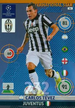 2014-15 Panini Adrenalyn XL UEFA Champions League - International Stars #346 Carlos Tevez Front
