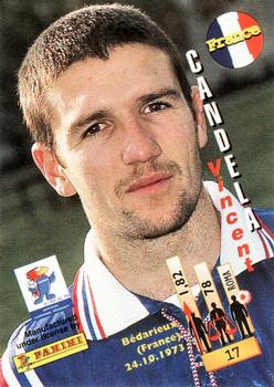 1998 Panini World Cup #17 Vincent Candela  Back