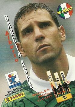 1998 Panini World Cup #55 Alberto Garcia Aspe Back