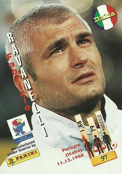 1998 Panini World Cup #97 Fabrizio Ravanelli  Back