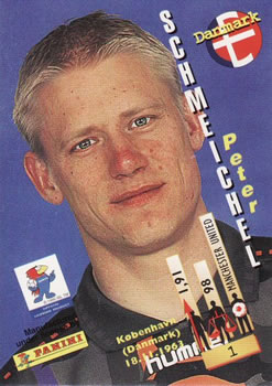 1998 Panini World Cup #1 Peter Schmeichel Back