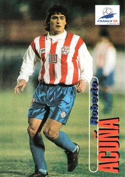 1998 Panini World Cup #40 Roberto Miguel Acuna Front