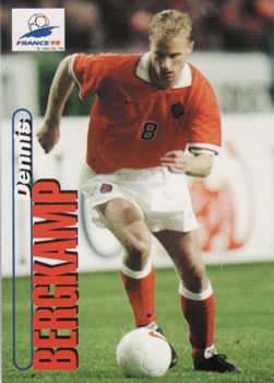 1998 Panini World Cup #46 Dennis Bergkamp Front