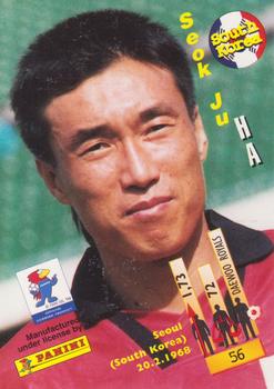 1998 Panini World Cup #56 Ha Seok-ju Back