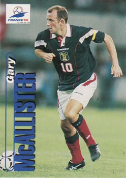 1998 Panini World Cup #61 Gary McAllister  Front