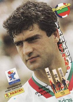 1998 Panini World Cup #72 Zlatko Yankov Back