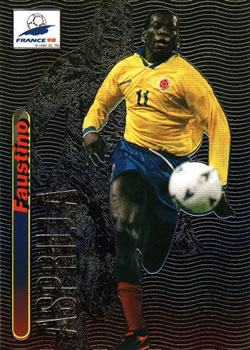 1998 Panini World Cup #73 Faustino Asprilla  Front