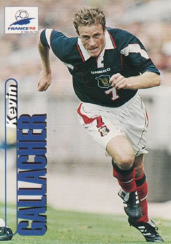1998 Panini World Cup #81 Kevin Gallacher Front