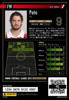 2013 Panini Football League (PFL01) #010 Alexandre Pato Back